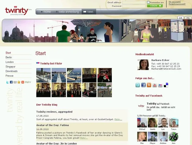 Bild: Twinity launcht Social Media Newsroom