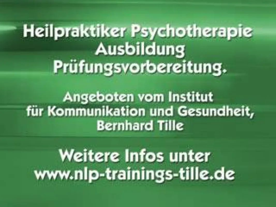 Startbild des Videos Heilpraktiker Psychotherapie