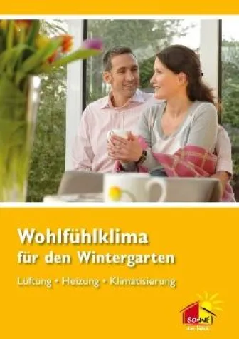 Bild: Prospekt informiert Endkunden über richtiges Klima im Wintergarten