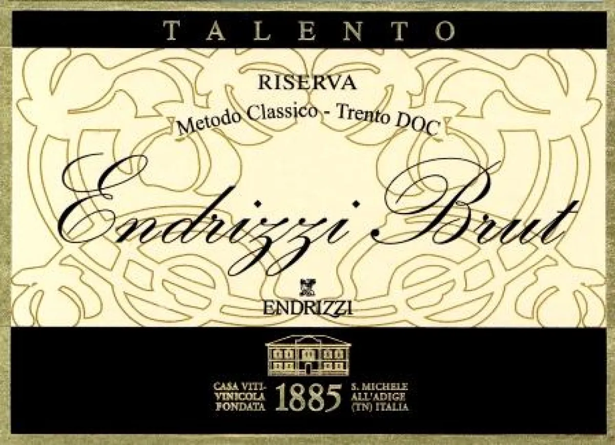 Etikett des Enrizzi Riserva Brut 2005