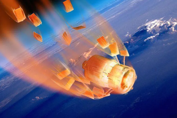 Bild: UFO WTF 1190F bei Sri Lanka am Freitag, den 13! : ESA interessiert sich für Wiedereintrittskörper (Re-Entry)