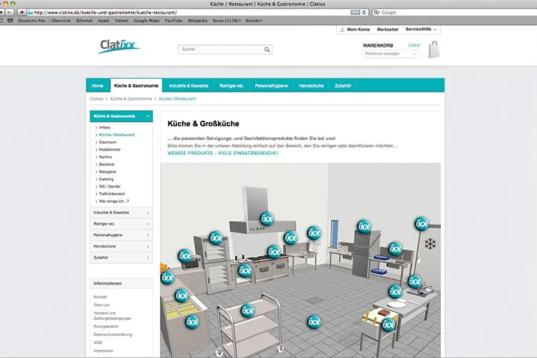Bild: Clatixx – Das neue Konzept für Küchenhygiene