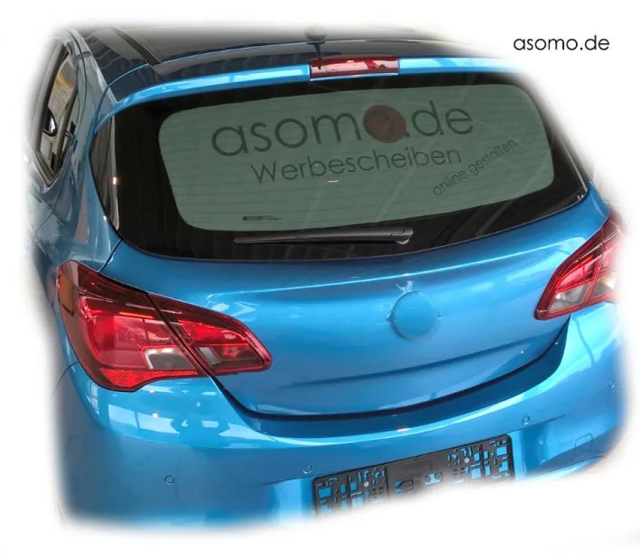 asomo Werbescheibe