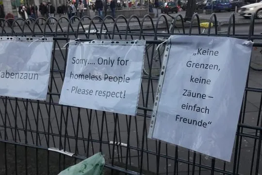 Bild: Zäune gegen Obdachlose, Rot-Grün in Hamburg vollendet das Werk von Ronald Schill
