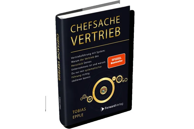 Bild: Vertrieb in anspruchsvollen Zeiten: Autor Tobias Epple mit SPIEGEL Bestseller-Status für #ChefsacheVertrieb
