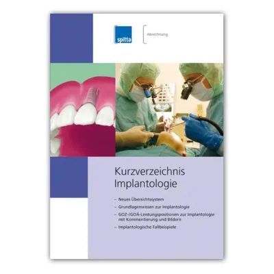 Bild: Neu: Kurzverzeichnis Implantologie