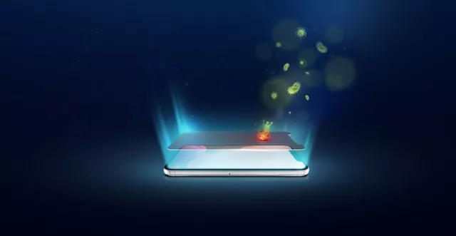 Bild: InvisibleShield Glass Elite VisionGuard+: Gibt Bakterien auf Smartphone-Displays keine Chance