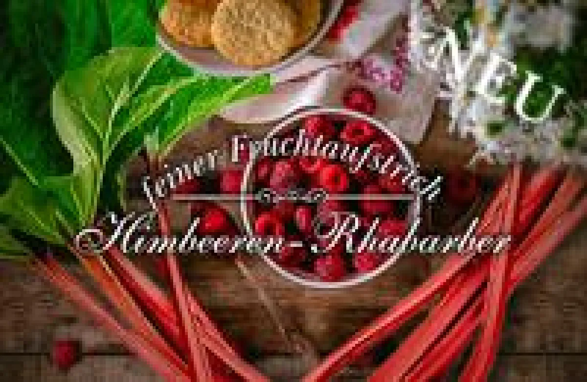 Fruchtaufstrich Himbeeren-Rhabarber