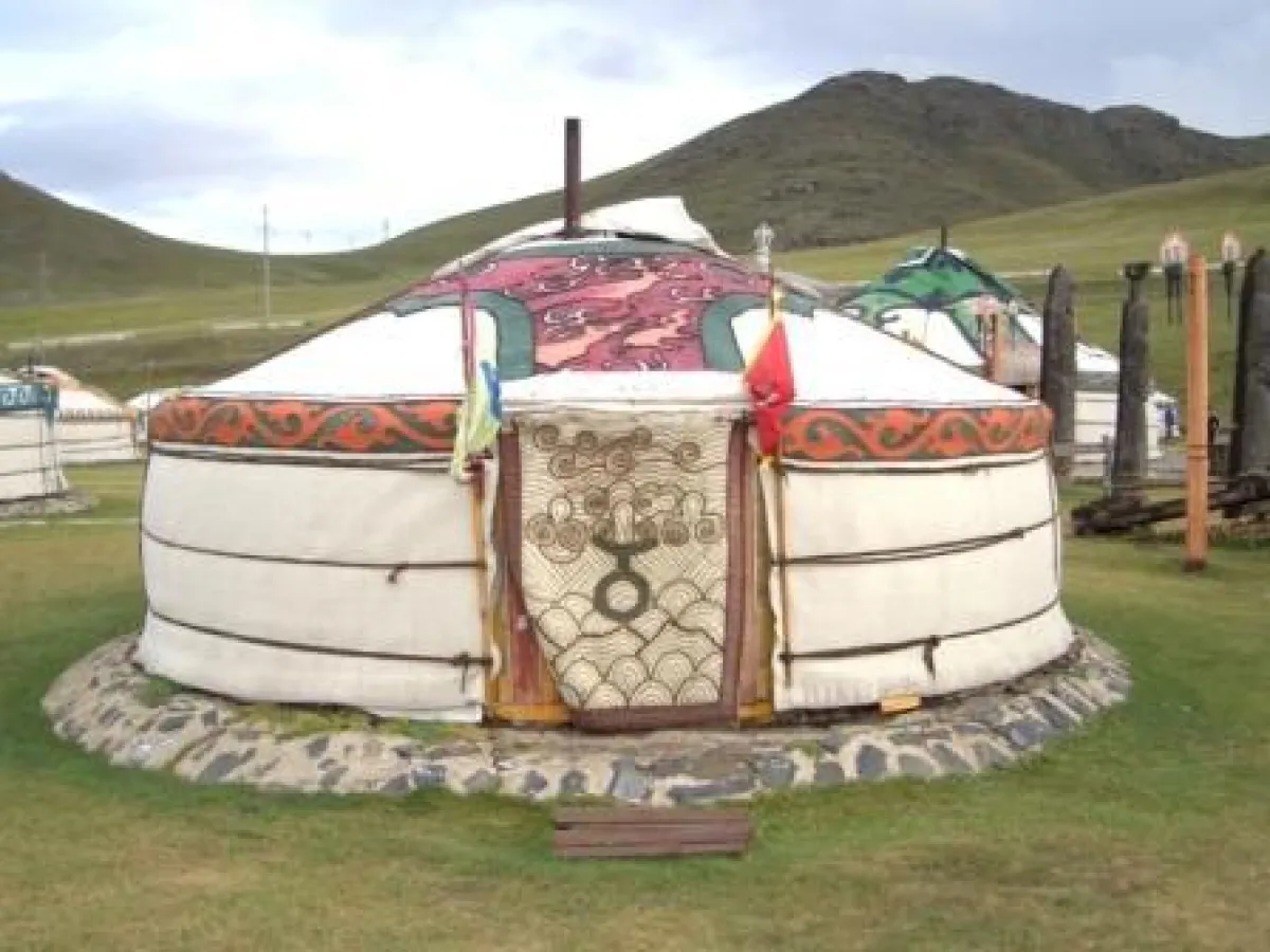 Die Ger (Jurte) der mongolischen Nomaden