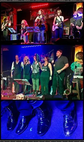 „Sax & Drugs & Rock'n'Roll mit den Shevettes“ Bild: „Sax & Drugs & Rock'n'Roll mit den Shevettes“