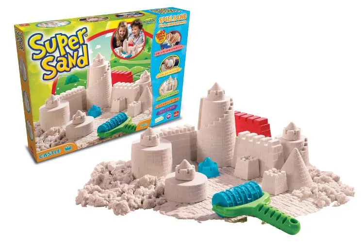 Bild: Sandburgen bauen im Kinderzimmer
