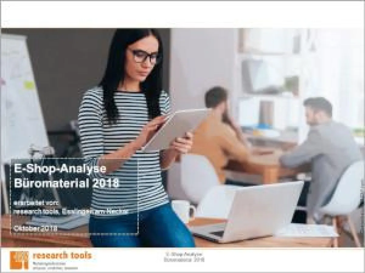 E-Shop-Analyse Büromaterial 2018