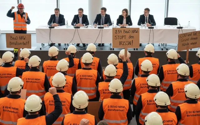 Bild: BauO NRW 2026: Durch CDU und Grüne droht ein faktisches Berufsverbot für Brandschutzfachplaner:innen