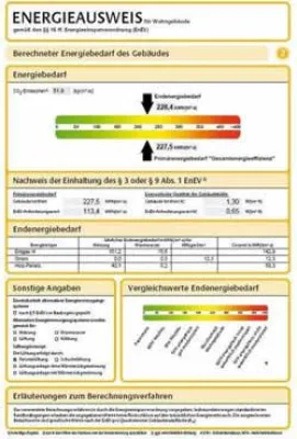 Bild: Der neue Energieausweis nach EnEV 2007