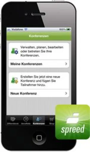 Spreed Online Meeting App für iPhone verfügbar Bild: Spreed Online Meeting App für iPhone verfügbar