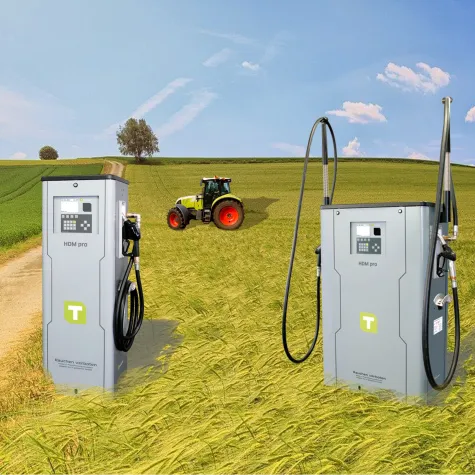 Eigene Dieselzapfsäule – erhältlich beim Maschinenring Westfalen-Lippe Bild: Eigene Dieselzapfsäule – erhältlich beim Maschinenring Westfalen-Lippe