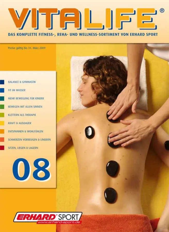 Olympiasiegerin Lena Schöneborn auf dem Titel des Vitalife-Kataloges