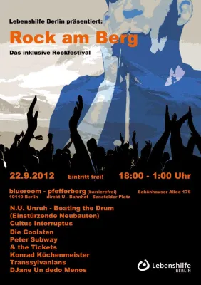 Bild: Lebenshilfe Berlin lädt ein zu "Rock am Berg - das inklusive Rockfestival" am 22. September