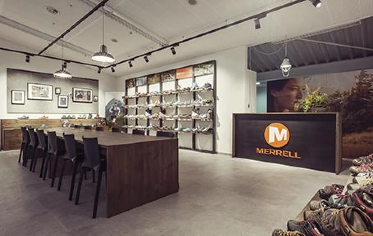 Showroom Merrell im MOC - designed by Heckhaus