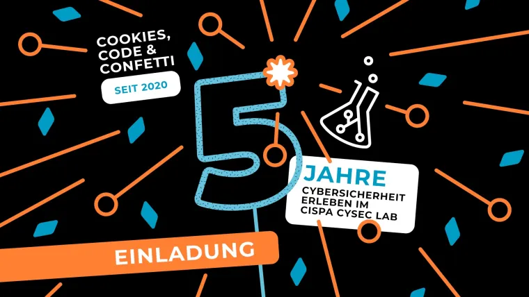Bild: Cookies, Code & Confetti – 5 Jahre Cybersicherheit erleben!