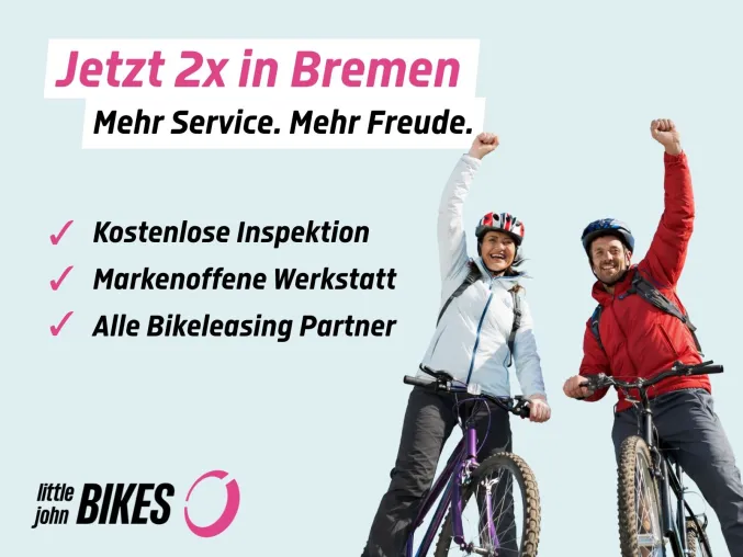 Bild: Auf Wachstumskurs: Aus Zweirad Jakst wird Little John Bikes + kostenlose Inspektion für E-Bikes & Fahrräder