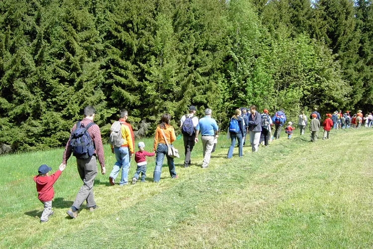 Bild: Urlaub ohne Auto? Wettbewerbsjury fuhr auf NaturFreunde-Projekt ab