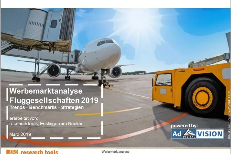 Bild: Fluggesellschaften: Anzahl werbender Airlines nimmt weiter zu