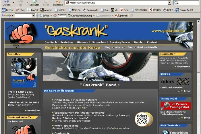 Gaskrank geht in die zweite Auflage Bild: Gaskrank geht in die zweite Auflage