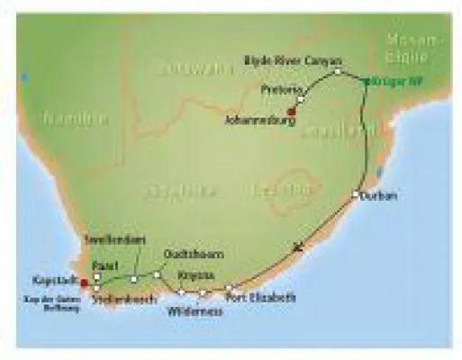 Bild: Südafrika-Rundreise und Königreich Swasiland, 16 Tage