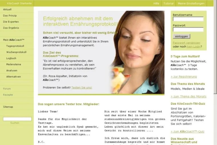 Bild: Abnehmen per Mausklick