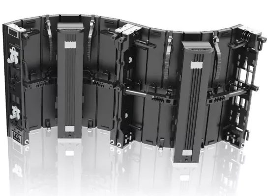 Bild: LEDitgo Flexmodule ermöglichen gebogene LED-Flächen mit hoher Auflösung