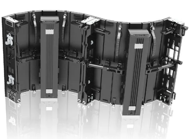 LEDitgo Flexmodule ermöglichen gebogene LED-Flächen mit hoher Auflösung Bild: LEDitgo Flexmodule ermöglichen gebogene LED-Flächen mit hoher Auflösung