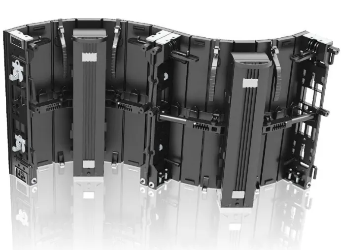 Bild: LEDitgo Flexmodule ermöglichen gebogene LED-Flächen mit hoher Auflösung