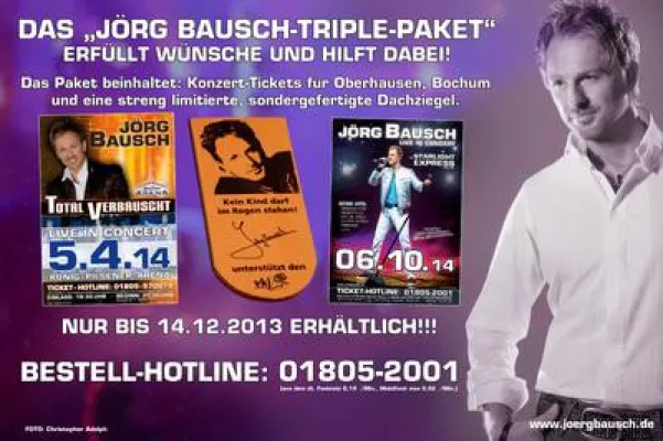Das „Jörg Bausch-Triple-Paket“ erfüllt Wünsche und hilft dabei Bild: Das „Jörg Bausch-Triple-Paket“ erfüllt Wünsche und hilft dabei