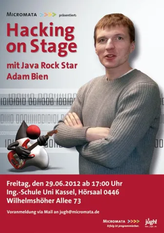 Bild: Java Rock Star Adam Bien zu Gast bei der Java User Group Hessen