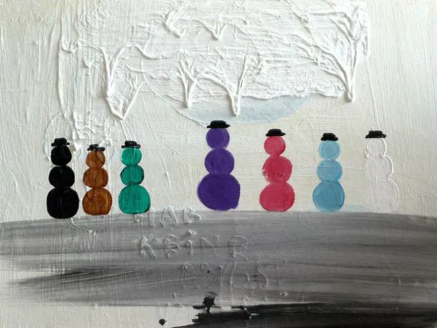 Osmar Osten: Mr. Snowman taucht auf Bild: Osmar Osten: Mr. Snowman taucht auf