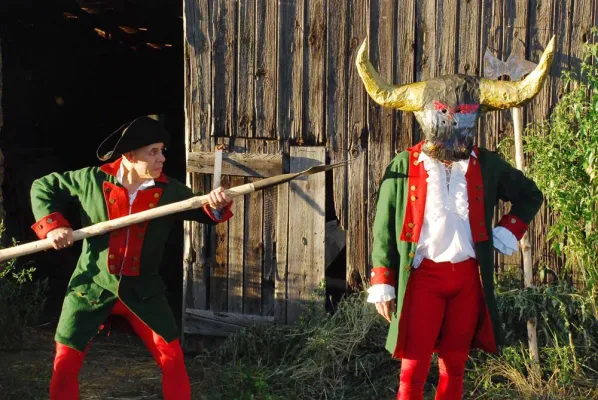 Bild: Ribbecker Sommernacht - Ein Birnbaum spendet am 9.August 2014 feinste Landkultur