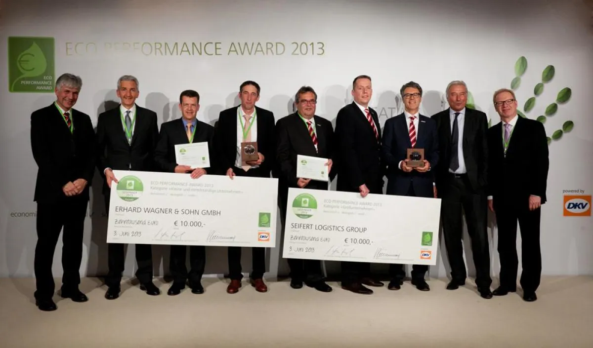 Der DKV Euro Servicehat den Eco Performance Award 2013 vergeben.