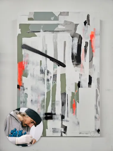 Bild: Kunst live erleben: Kai „Semor“ Niederhausen im Künstlerfachmarkt Eitorf