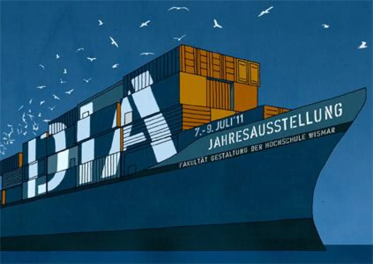 Einladung zur Jahresausstellung DIA'11 Gestaltung: Laura Mästele, Studiengang Kommunikationsdesign und Medien