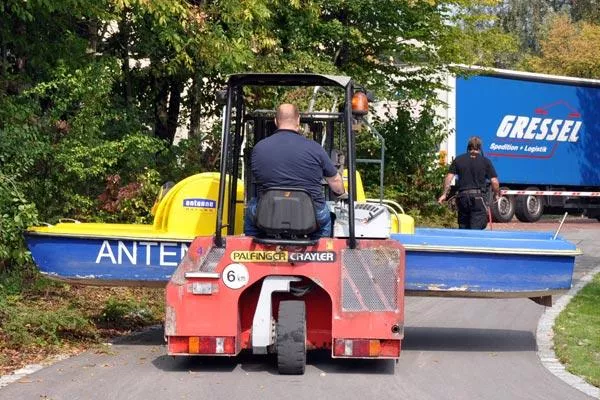 Bild: Leikis Boot ist am Bestimmungsort - iloxx unterstützte Charity-Aukion mit kostenfreiem Transport