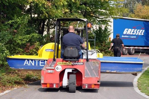 Leikis Boot ist am Bestimmungsort - iloxx unterstützte Charity-Aukion mit kostenfreiem Transport Bild: Leikis Boot ist am Bestimmungsort - iloxx unterstützte Charity-Aukion mit kostenfreiem Transport