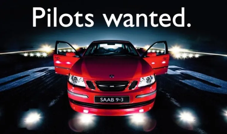 Bild: „Pilots wanted“ – Projekt Promotions vermittelt das richtige Saab-Feeling