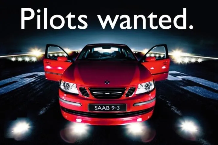 Bild: „Pilots wanted“ – Projekt Promotions vermittelt das richtige Saab-Feeling