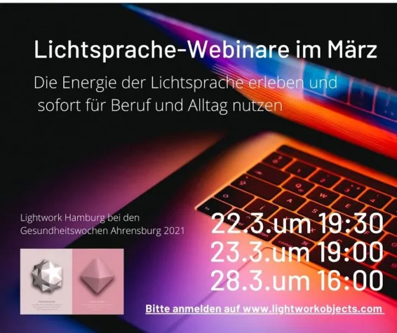 Bild: Energie auftanken beim Lichtsprache-Webinar im März