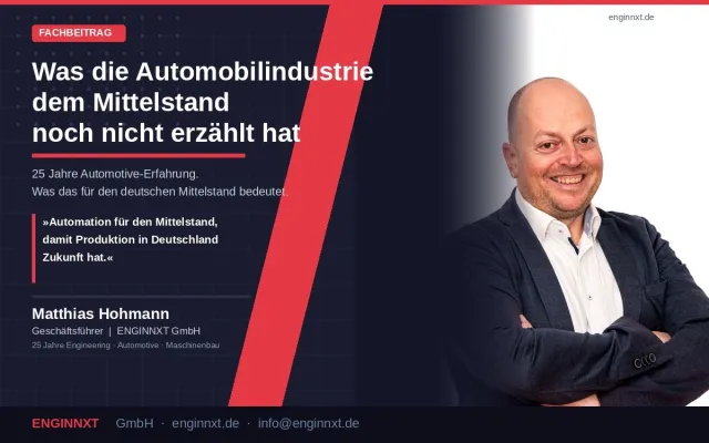 Bild: Was die Automobilindustrie dem Mittelstand noch nicht erzählt hat