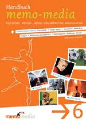 Bild: Veranstaltungsplanung leicht gemacht - Handbuch memo-media bietet über 6.000 aktuelle Künstler- und Dienstleisterkontakte für die reibungslose Eventplanung