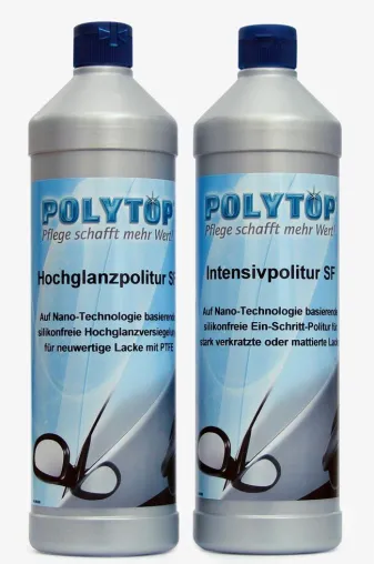 Neue silikonfreie Polituren von POLYTOP Bild: Neue silikonfreie Polituren von POLYTOP