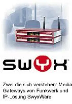 Bild: Kommunikation garantiert - Media Gateways von Funkwerk durchlaufen erfolgreich Swyx-Zertifizierung