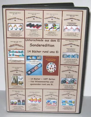 Bild: Überraschungsei Fans sind begeistert, 14 Bücher auf einer DVD